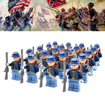 20pcs/set American Civil War 1861 Union Army The Northern Soldiers Minifigures - £35.25 GBP