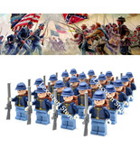 20pcs/set American Civil War 1861 Union Army The Northern Soldiers Minif... - $44.99