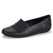 Baretraps Women Hidden Wedge Slip On Loafers Piper Size US 7.5M Black - £30.18 GBP