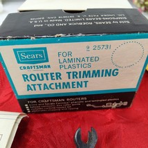 Sears Craftsman Router Trimming Attachment Laminated Plastics 9-25731 - $19.98