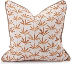 Pillow Throw HOWARD ELLIOTT 24x24 Hemp Gold Polyester Down Insert Linen Poly - £270.98 GBP