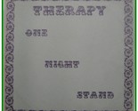 One Night Stand [Vinyl] Therapy - $39.99