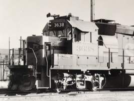 Atchison Topeka &amp; Santa Fe Railway Railroad ATSF #3638 GP39-2 Locomotive Photo - £7.58 GBP