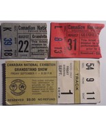 CNE 1970&#39;s 3 Ticket Stubs 75 America Captain &amp; Tenille 77 Kansas 79 John... - €16,24 EUR