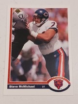 Steve McMichael Chicago Bears 1991 Upper Deck Card #524 - £0.78 GBP