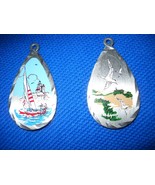 NAUTICAL PEWTER CHARMS OR PENDANTS - $14.20