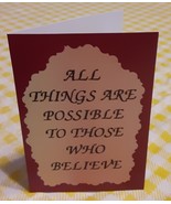Set Of 6 Love Note Any Occasion Greeting Cards 1047C Inspirational Sayings - $11.50