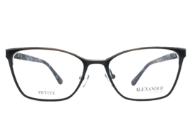 Alexander Collection Petite Eyeglasses Frames GEORGIA Black Cat Eye 50-1... - $89.09