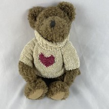 Boyds Bears Plush Hartley B. Mine in Sweater with Heart Valentines Love  - £4.64 GBP