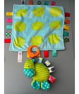 Taggies Baby Lovey Blanket &amp; Plush Toy Set Soft &amp; Colorful With Tags - $242.96 MXN