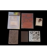 Lot of Rubber Stamps &amp; Acrylic Blocks – Ex Libris, Birthday, Floral, and... - $20.13 CAD