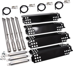 Grill Heat Plates Burners Crossover Tubes Igniters Kit For Charbroil 463436215 - £47.47 GBP