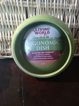 Ergonomic Dish Living World Green - $20.67