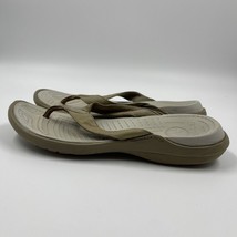 Crocs Flip Flop Capri Foam Rubber Thing Sandal Brown Women Size 9 - £18.33 GBP