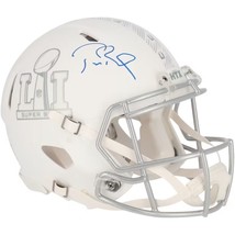 Tom Brady Autographed Patriots Super Bowl 51 Logo Authentic Helmet Fanatics - £2,326.61 GBP