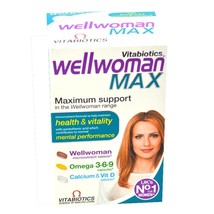 Vitabiotics Wellwoman Max 84 Tabs/Caps | Omega 3-6-9 | Calcium &amp; Vit D - £25.87 GBP