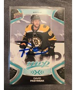 David Pastrnak Hand Signed Hockey Card Autographed Washington Capitals HOF - $30.18 CAD