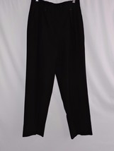 Escada for Neiman Marcus Wool Dress Pants Black Pleated Career Winter 40... - £51.10 GBP