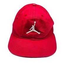 Air Jordan Youth Hat Cap Strapback Red Basketball Jumpman Logo - $304.39 MXN