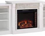 Gallatin Simulated Stone Electric Fireplace W/ Bookcases - $1,612.99