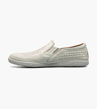Stacy Adams Ithaca Moc Toe Slip On Shoes White 25656-100 image 4
