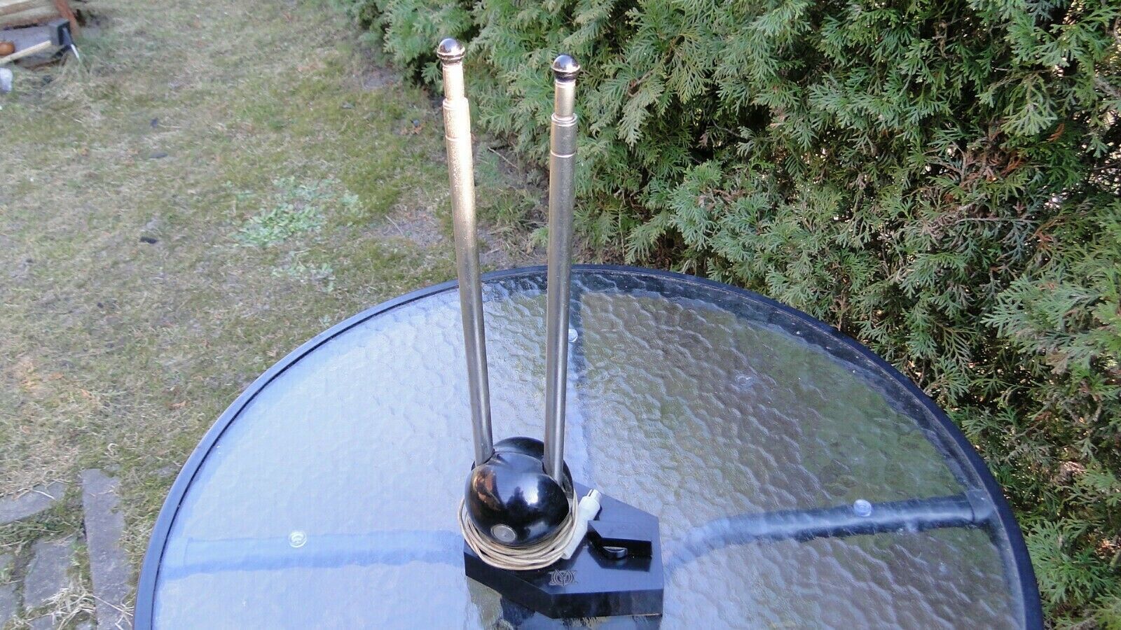Antique Soviet USSR Bakelite Indoor TV Rabbit Ears Antenna - $49.63