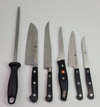 6 JA Henckels Zwilling Kitchen Knife Lot 311020 39023 36111 30744 Sharpen Steel - £49.11 GBP