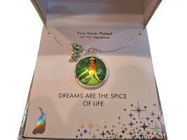 Disney Princess TIANA Dreams Are The Spice of Life 16&quot; Charm Necklace NEW - £19.33 GBP