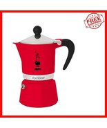 3 Cup Rainbow Moka Pot - Gourmet Espresso Maker with Safety Features - $63.35