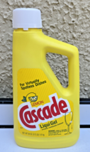 Vintage 90s Lemon Cascade Liqui Gel Dishwasher Detergent NOS Movie TV Prop 50 oz - £39.33 GBP