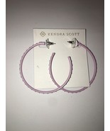 KENDRA SCOTT Val Matte Lilac Iridescent Crystal Hoop Earrings NEW - €75,69 EUR KENDRA SCOTT Val Matte Lilac Iridescent Crystal Hoop Earrings NEW - €75,69 EUR
