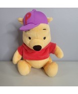 Winnie the Pooh Plush Stuffed Bear With Hat With P On It 10&quot; - $12.99