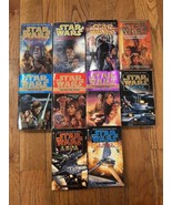 10 Vintage 90s Retro Star Wars Paperback Book Lot X-Wing Darth Vader - £46.34 GBP