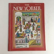 The New Yorker June 1 1992 Full Magazine Theme Cover by Bob Knox VG - £14.94 GBP