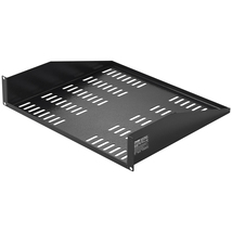 VEVOR 2U Server Rack Shelf, 16&quot;/406mm Depth, 50lbs Max Load Capacity, wi... - $37.68 CAD