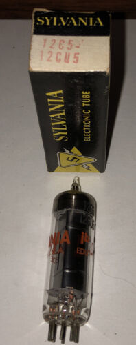 Sylvania #12C5-12CU5 Vintage Electronic Tube - $2.87