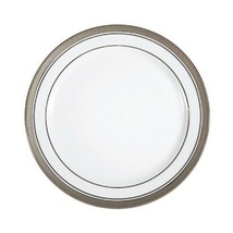 Pickard China Geneva White Dinner Plate New 10 3/4&quot; Platinum - $49.49