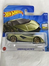 Hot Wheels 2021 Green Lamborghini Sian FKP 37 HW Factory Fresh Toy Car Vehicle - £7.82 GBP