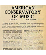 1936 American Conservatory Of Music Advertisement Chicago Illinois Schoo... - $14.01 CAD