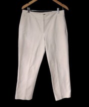 Ann Taylor Ankle Curvy Khaki Pants Size 10 Pockets Stretch Business Casual - $17.09