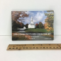 Vintage 1999 Connecticut Single State Quarter Coin Volume 5 Collector Booklet - £9.58 GBP
