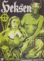 Keksen / Witchcraft through the ages (Danish) - Benjamin Christensen - Movie Pos - £25.56 GBP