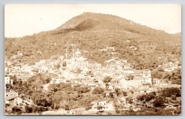 Mexico View Of Santa Prisca De Taxco Real Photo Postcard C35 - $9.95