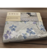 Vintage Caress Twin Flat Sheet Sweet Violet Percale 66&quot; X 96” NEW - $468.29 MXN
