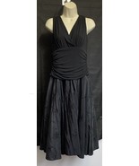 SL Fashions Women&#39;s Floral Party Dress Woman’s Size 10 A-Line Black Cock... - $750.60 MXN