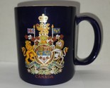 Royal Coat of Arms of Canada Blue Banawe Canada Mug - $29.69