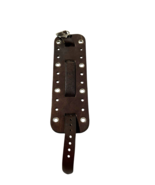 Bikers Rockers Leather Watch Band Bracelet Punk Gothic Brown - €20,40 EUR