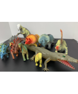 Lot of 10 Dinosaur Toy Figures Plastic Vinyl PVC 1990s - 2000s - £30.95 GBP