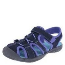 Girls Sandals Sport Kids Youth Airwalk Fx Leather Navy Closed Toe Shoes-... - $18.81