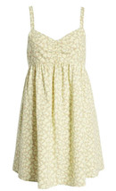 NWT BP. Print Linen Blend Babydoll Dress In Beige Nougat Size S - £14.78 GBP